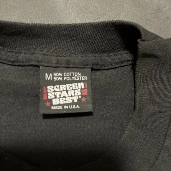 Screen Stars Black Eagle Graphic T-Shirt - Picture 7 of 16